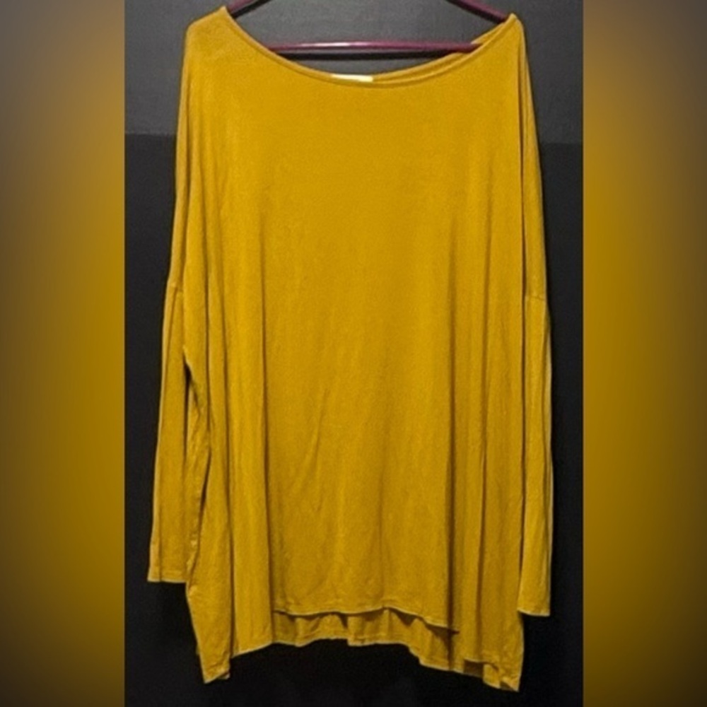a.gain Mustard Color Plain Tunic